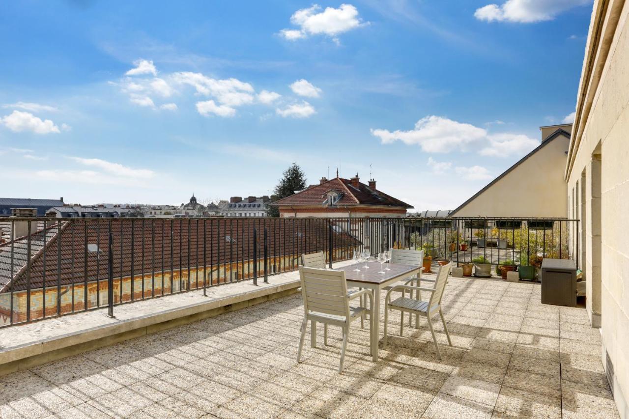 Le Nid Du Roi - Appartement Terrasse - Versalles Exterior foto