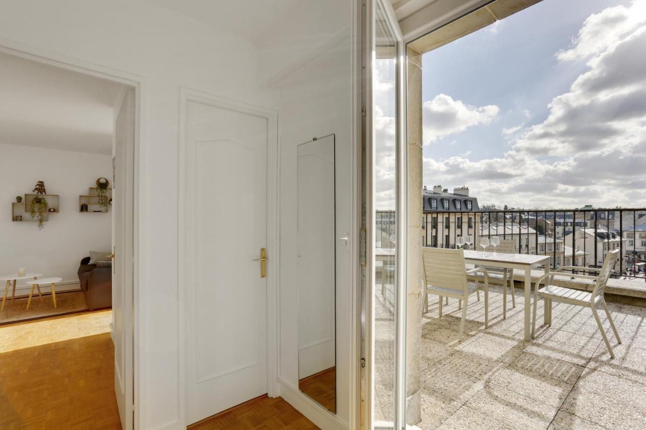 Le Nid Du Roi - Appartement Terrasse - Versalles Exterior foto