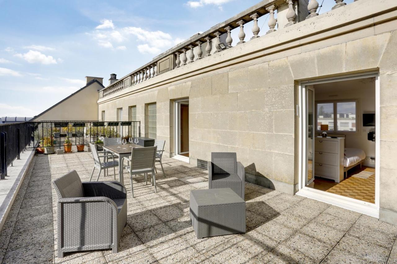 Le Nid Du Roi - Appartement Terrasse - Versalles Exterior foto